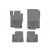 КОВРИКИ САЛОНА MERCEDES GL-CLASS X166 2012- WEATHERTECH W257GR-W110GR-W316GR СЕРЫЕ