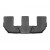Коврики  Volvo XC90 2015- гибрид WeatherTech 44828-1-4-3, Черные