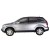 Honda CR-V 2007-2011 - Дефлекторы окон, 6 шт, темные с хромированным молдингом. AVS.