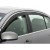 Lexus ES 2007-2012 - Дефлекторы окон, 4 шт, темные с хромированным молдингом. AVS.