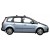 Багажник Ford C-Max 2003-10 Whispbar S6W Black K378W