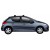 Багажник Peugeot 207 5-двер. Hatch 2006-12 Whispbar S23W K466W Black