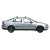 Багажник Volvo S60 2000-09 Whispbar S7W K501W Black