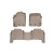 Коврики салона WeatherTech Toyota Land Cruiser 200 2012-, Бежевые