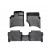 Коврики салона WeatherTech Audi Q7 2006-, Черные