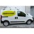 Рейлинги хромированные для Peugeot Bipper 2008- с металлическими опорами