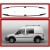 Рейлинги черные для Ford Connect 2002-2009 гг. с пластиковыми опорами