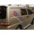 Рейлинги хромированные для Hyundai Starex H1 H200 1997-2007гг. с металлическими опорами