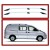 Рейлинги хромированные для Hyundai Starex H1 H200 1997-2007гг. с металлическими опорами