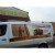 Рейлинги Shark (черные опоры) для Volkswagen Crafter 2006-2017гг