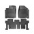 Коврики салона WeatherTech Infiniti QX60 2014-, Черные