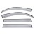 Toyota Land Cruiser 200 дефлекторы окон WELLvisors 3-847TY020