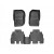 Коврики салона WeatherTech Jeep Wrangler Unlimited 2014-, Черные