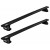Багажник в штатные места на рейлинге Thule Wingbar Evo Black для Toyota Corolla Cross 2020-