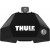 Багажник в штатные места на рейлинге Thule Wingbar Evo Black для Toyota Corolla Cross 2020-