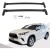 Багажник OEM под оригинал на TOYOTA Highlander 2020-, с штатными местами в интегрированных рейлингах
