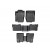 Коврики салона Mercedes GL-Class X164 2006-11 WeatherTech 440163 ,3-й ряд, черный