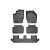 Коврики салона Volvo XC90 2003-14 WeatherTech 440533 , Третий ряд, черный