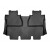 Коврики салона WeatherTech Toyota Tundra 2014- Crew Max, Черные
