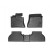Коврики салона WeatherTech BMW X6 (E71) 2008-2014, Черные