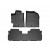Коврики салона  Toyota Highlander 2008-2014 WeatherTech 44115-1-2, Черные