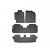 Коврики салона  Toyota Highlander 2008-14 WeatherTech 441153 Hibrid, 3-й ряд, черный