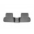 Коврики салона  Nissan Qashqai J10 2007- WeatherTech 44192-1-2, Черные
