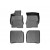 Коврики салона Mercedes S-Class W221 2005-13 WeatherTech 44252-1-2 , Черные