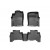 Коврики салона  Toyota 4Runner 2009-10 WeatherTech 44286-1-2, Черные