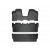 Коврики салона Toyota Sienna 2003-2010 WeatherTech 440873 , Третий ряд, черный