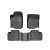 Коврики салона Mercedes ML-Class W166 2012- WeatherTech 44401-1-2 , Черные