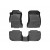Коврики салона Subaru Impreza 2012- WeatherTech 44439-1-2 , Черные