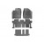 Коврики салона  Nissan Pathfinder 2013- WeatherTech 444453, 3-й ряд, черный