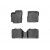 Коврики салона Toyota Venza 2013- WeatherTech 444721-441832 , Черные