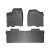 Коврики салона Toyota Sienna 2013-  WeatherTech 444751-443002, Черные для 8 местной