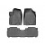 Коврики салона  Toyota Highlander 2014- WeatherTech 44632-1-2, Черные