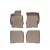Коврики салона  Mercedes S-Class W221 2005-13 WeatherTech 45252-1-2, Бежевые