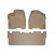 Коврики салона WeatherTech Toyota Sienna 2003-2010, Бежевые 1+2 ряд. Передний ряд раздельный