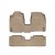Коврики салона WeatherTech Honda CR-V 2007-12, Бежевые. Передний ряд цельный