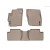 Коврики салона Mitsubishi Outlander 2015- WeatherTech 456511-451622  Бежевые