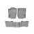 Коврики салона Mercedes GL-Class X164 2006-11 WeatherTech 46016-1-2 , Серые