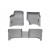 Коврики салона Porsche Cayenne 2002-10 WeatherTech 46045-1-2 , Серые