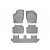 Коврики салона  Volvo XC90 2003-14 WeatherTech 460533, Третий ряд, серый