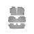 Коврики салона Toyota Highlander 2008-14 WeatherTech 461153  , 3-й ряд, серый