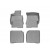Коврики салона  Mercedes S-Class W221 2005-13 WeatherTech 46252-1-2, Серые