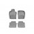 Коврики салона  Porsche Panamera 2009- WeatherTech 46257-1-2, Серые