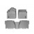 Коврики салона WeatherTech Toyota Tundra 2007-2011 Crew Max, Серые