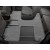 Коврики салона Toyota Sienna 2013- WeatherTech 464751-463004 , Серые для 7 местной 