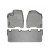 Коврики салона WeatherTech Toyota Sienna 2003-2010, Серые 1+2 ряд. Передний ряд раздельный