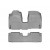 Коврики салона WeatherTech Honda CR-V 2007-2012, Серые 1+2 ряд. Передний ряд цельный